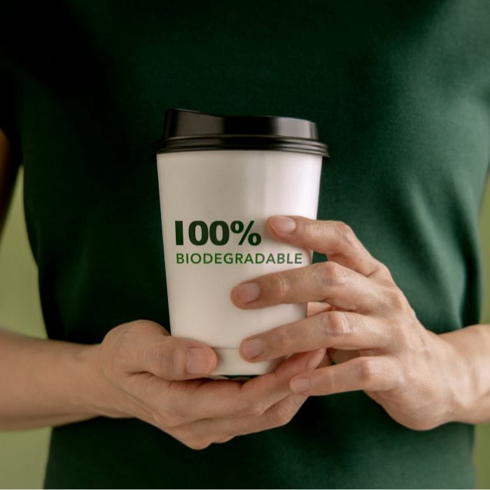 Gobelet biodégradable