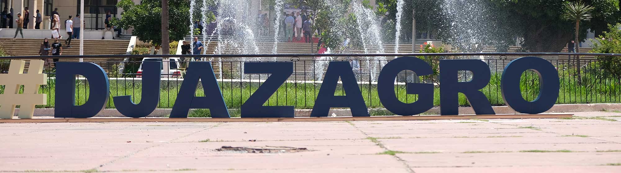 Outdoor fountain at Djazagro-2